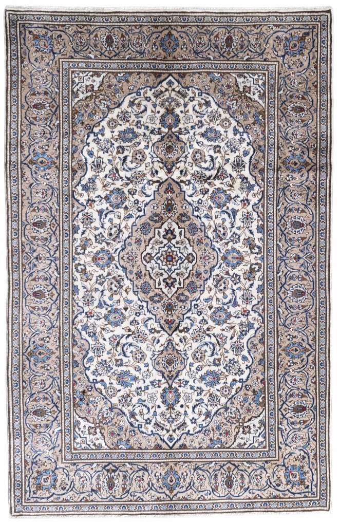 Kashan Tappeto persiano 300 x 190 Beige (Iran) Annodato A Mano