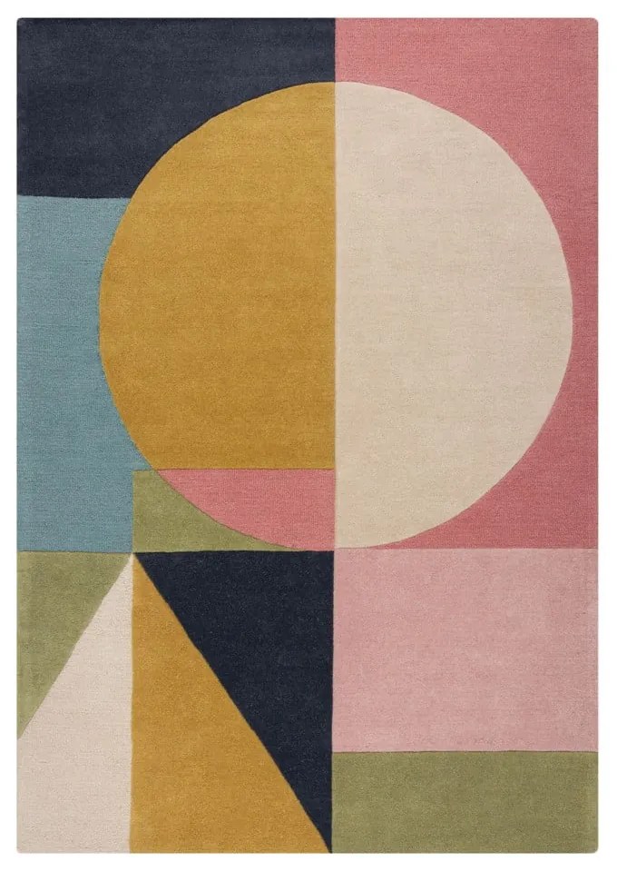 Tappeto in lana tessuto a mano 160x230 cm Esre Bright - Flair Rugs