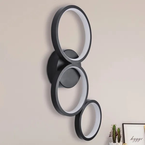 Applique a LED FLAMENCO LED/23W/230V 4000K nero