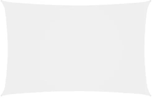 Parasole a Vela Oxford Rettangolare 2,5x5 m Bianco