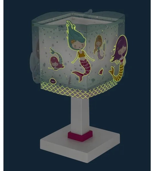 Dalber 63441 - Lampada per bambini MERMAIDS 1xE14/60W/230V