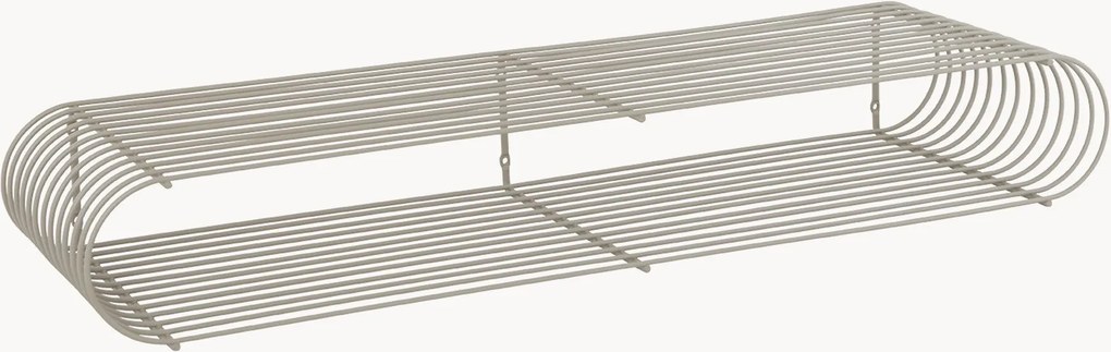 Scaffale in metallo Curva, larg. 80 cm