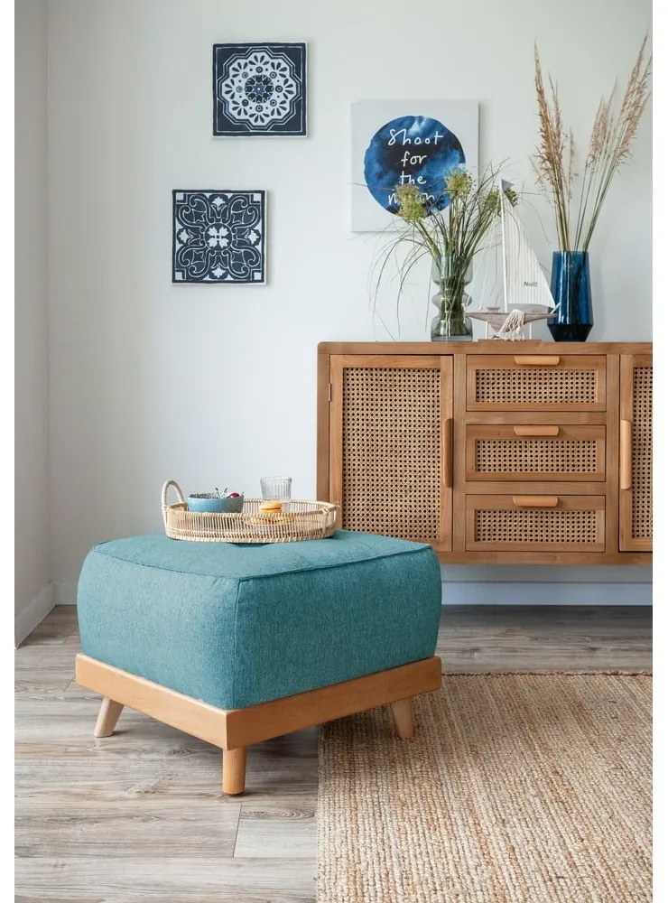 Poggiapiedi turchese Dazzling Daisy - Miuform