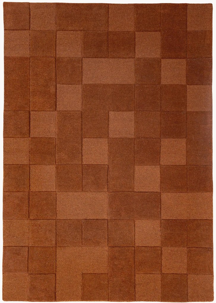 Tappeto in lana fatto a mano Checkerboard