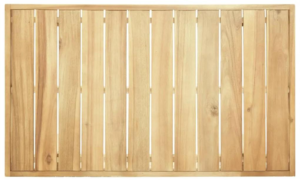 Tavolino da caffè 100x60x25 cm in legno massello di acacia