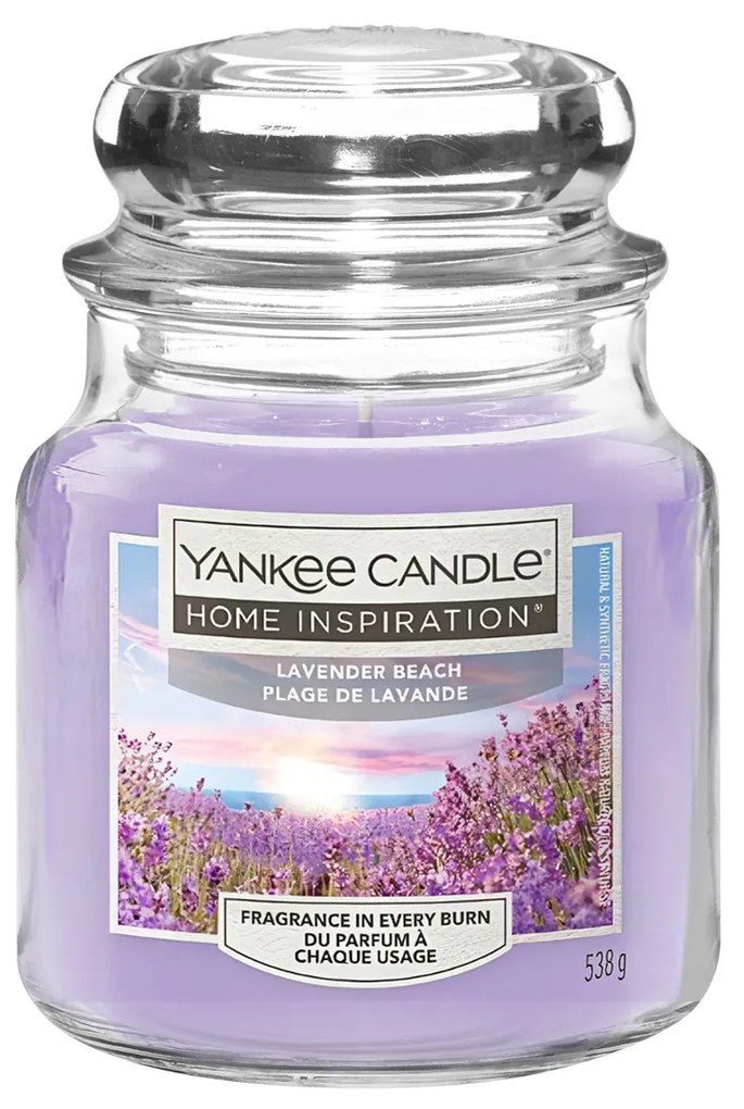 Lavender Beach, candela in giara piccola Yankee Candle