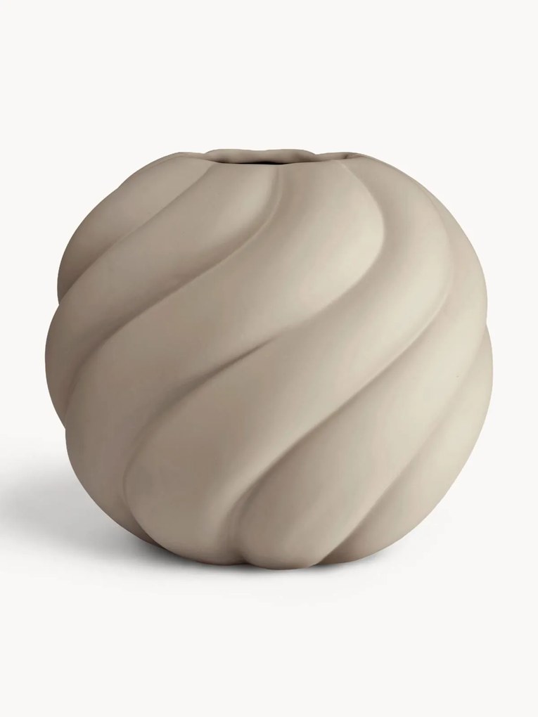 Vaso in ceramica dipinto a mano Twist Ball, alt. 20 cm