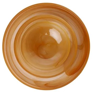 Set da tavola 18 pezzi arancione/vetro