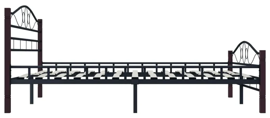 Giroletto nero in metallo 200x200 cm