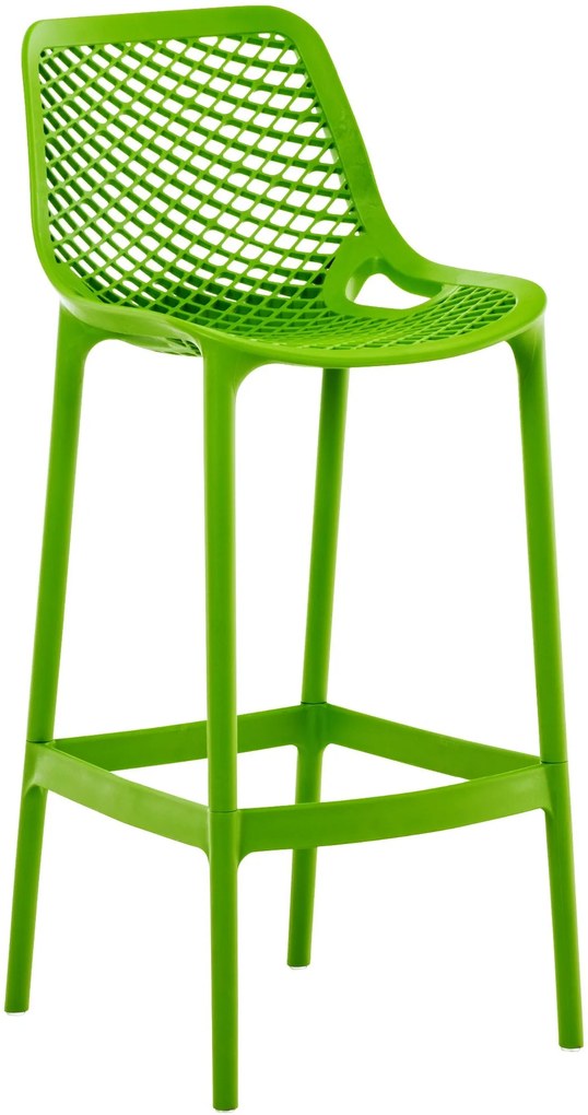 Sgabello Da Bar Design Ergonomico E Resistente İn Polipropilene / Grün
