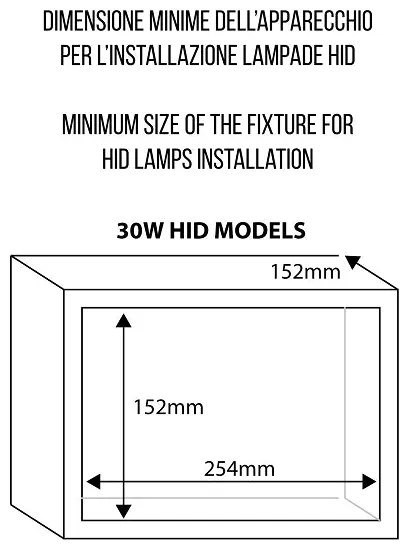 HID 4000lm 30,0W WW E27