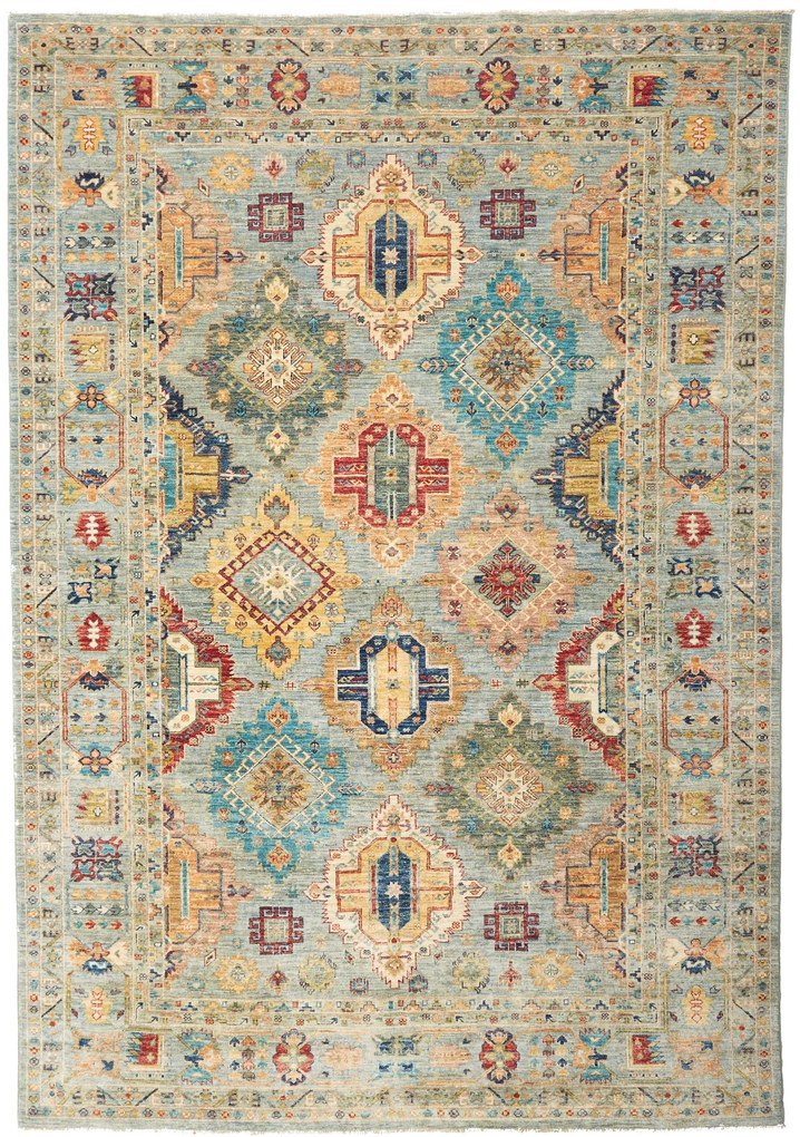 Samarkand Tappeto orientale 300x200 Blu (Pakistan) Annodato A Mano