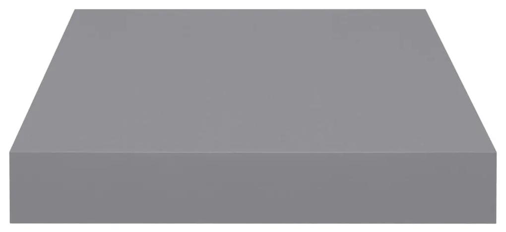 Scaffale a parete grigio 23x23,5x3,8 cm in mdf