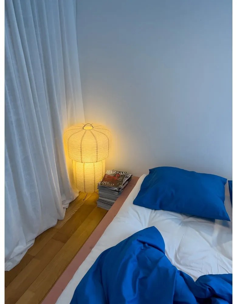 Letto matrimoniale in legno di pino rosa chiaro con griglia 180x200 cm Japan - Karup Design