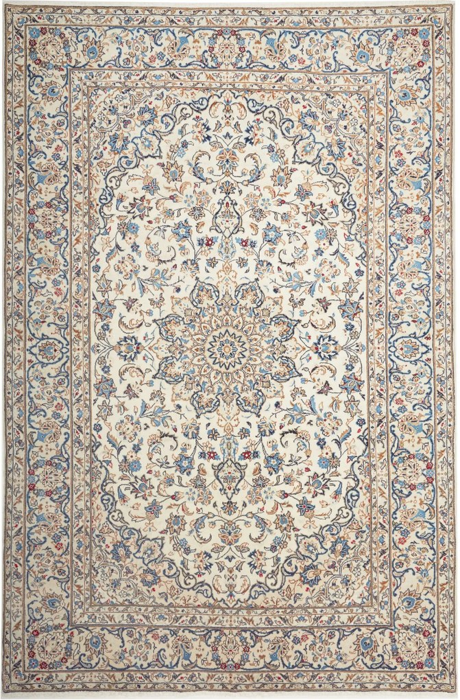 Kashan Tappeto persiano 200 x 290 Beige (Iran) Annodato A Mano