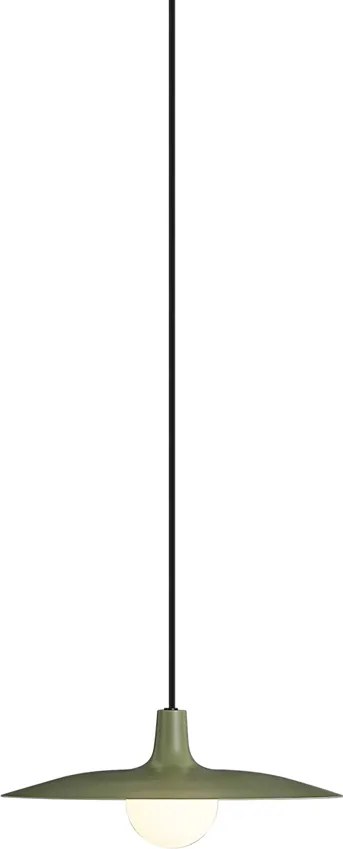 Lampada a sospensione retrò verde per sistema a binario monofase - Slimline Panzi