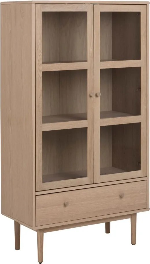 Vetrina in rovere 80x145 cm Aston - Actona