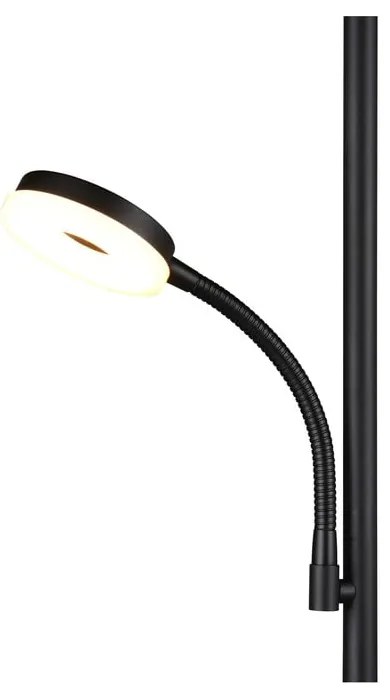 Lampada da terra nera (altezza totale 178 cm) Specter – Trio