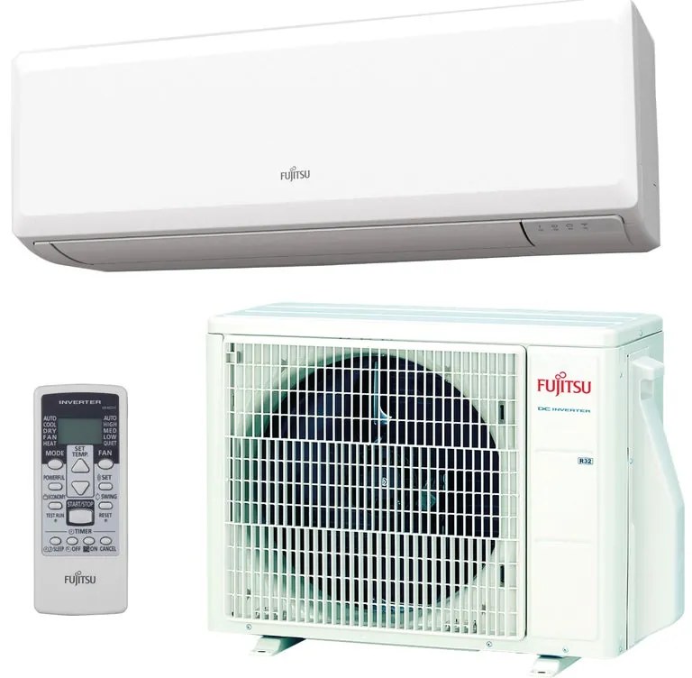 Condizionatore a muro monosplit inverter FUJITSU KP 9000 BTU classe raffreddamento A++, classe di riscaldamento A+, bianco