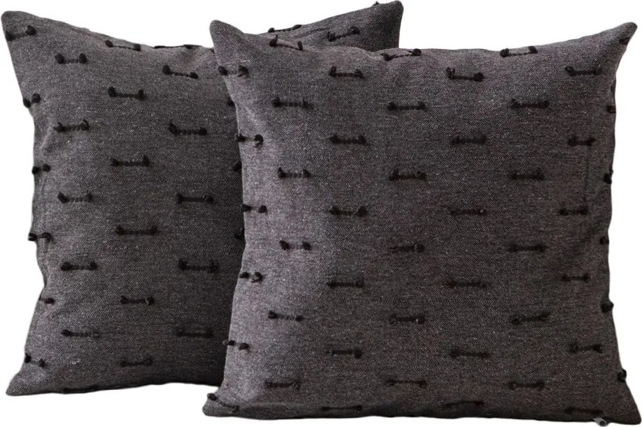 Federe decorative in set 2 pz 43x43 cm Tuffet – Mioli Decor