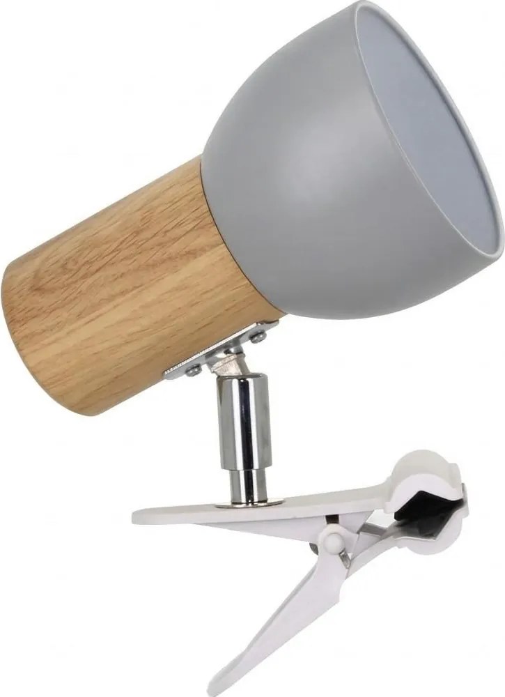 Spot-Light 2224174WKC - Lampada con clip SVENDA 1xE27/60W/230V