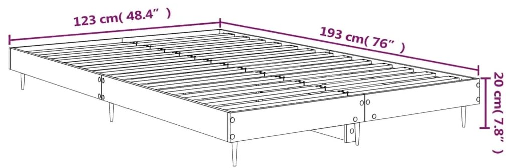 Giroletto Nero 120x190 cm in Legno Multistrato