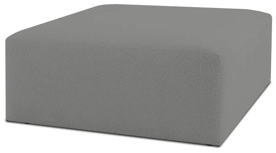 Modulo divano grigio in tessuto bouclé Roxy - Scandic