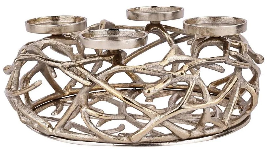 Eglo 422057 - Candeliere OROQUIETA 13,5x35 cm oro