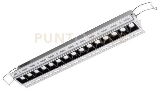 Gfa1132c- faretto ad incasso 15 luci a scomparsa a led 3000k 2400lm...