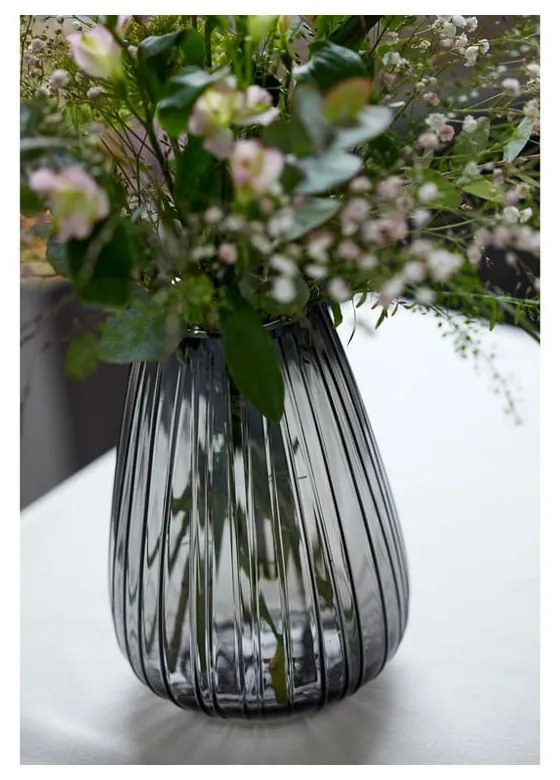 Vaso in vetro grigio Kusintha - Bitz