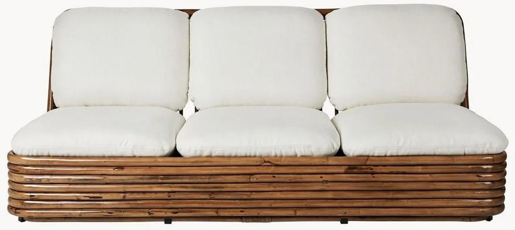 Divano 3.5 posti in rattan Bohemian 72
