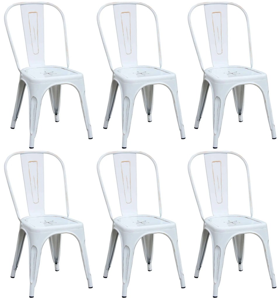 AGATHA - sedia industrial set da 6