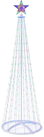 Decorazione natalizia LED RGBW dimmerabile per esterni LED/4W/230V 180 cm IP44 + telecomando