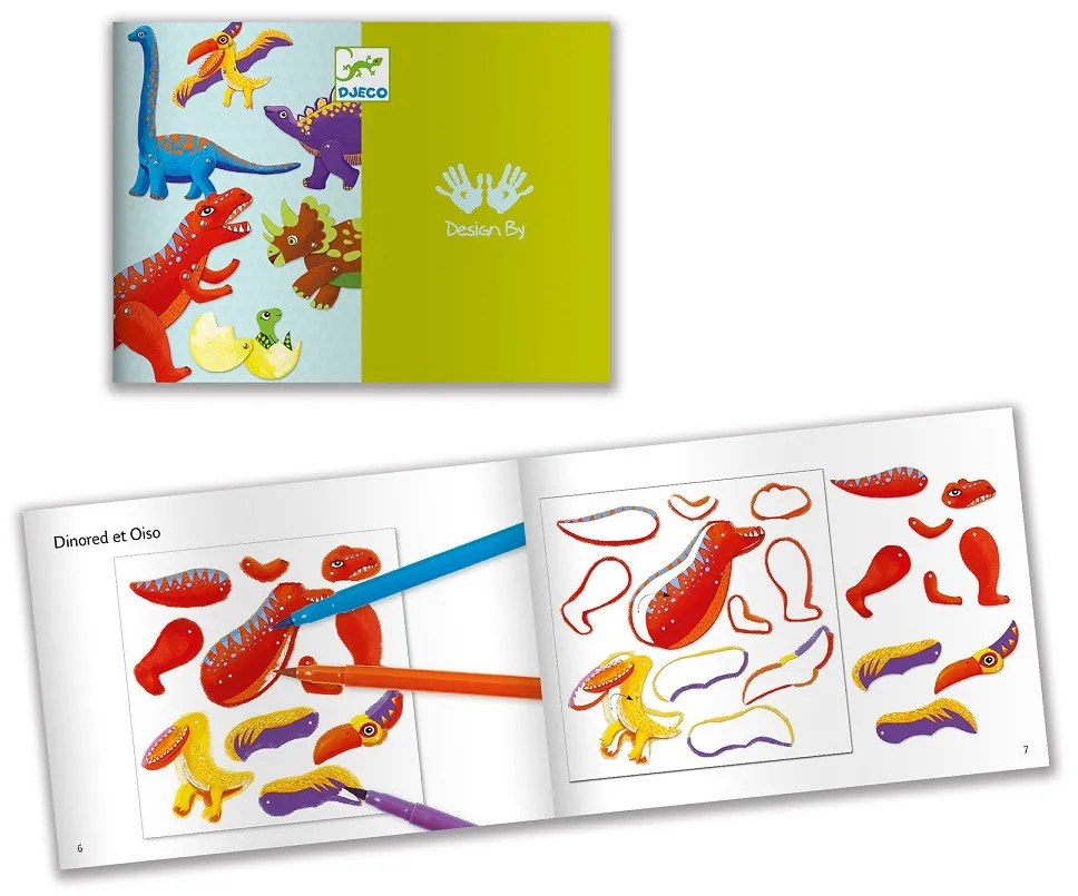 Marionette di carta - dinosauri