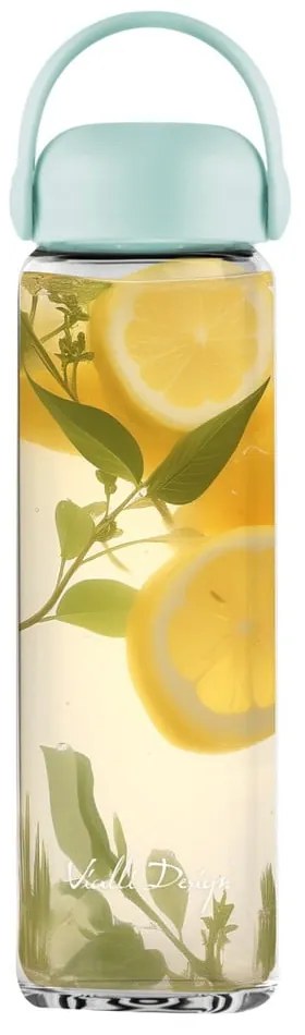 Bottiglia color menta in vetro 540 ml Fuori – Vialli Design