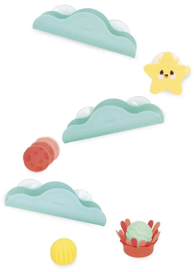 Pista per palline - giocattolo da bagno