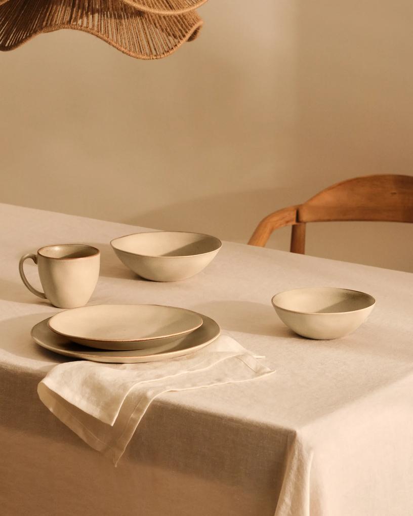 Kave Home - Tazza Banyoles in ceramica marrone