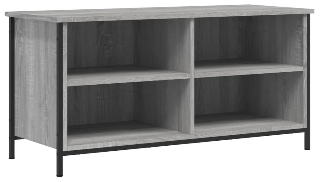 Mobile porta tv grigio sonoma 100x40x50 cm in legno multistrato