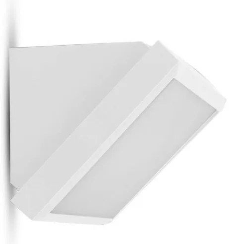 Lampada da parete LED esterna 20W 230V 4000K IP65 bianco