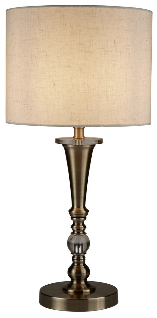 Lampada Da Scrivania Contemporanea Oscar Acciaio Ottone Policarbonato 1 Luce E27