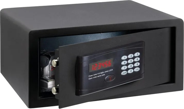 Cassaforte con codice elettronico TECHNOMAX TSM/4H-P da fissare L 41.8 x H 20 x P 38 cm