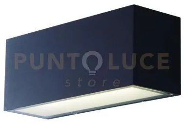 Applique biemissione led twin antracite 35w 4260lm cct 3000k / 4000...