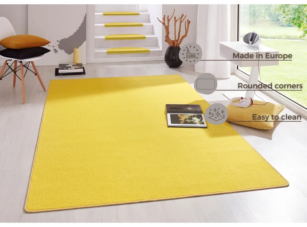 Tappeto giallo 133x195 cm Fancy - Hanse Home