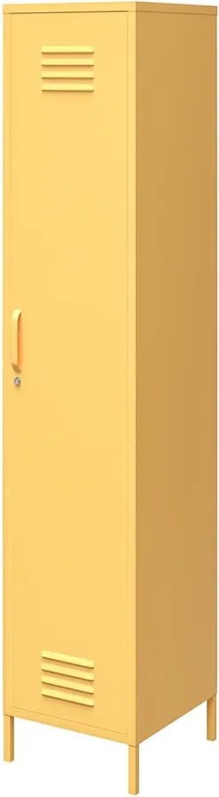 Armadio in metallo giallo, 38 x 185 cm Cache - Novogratz