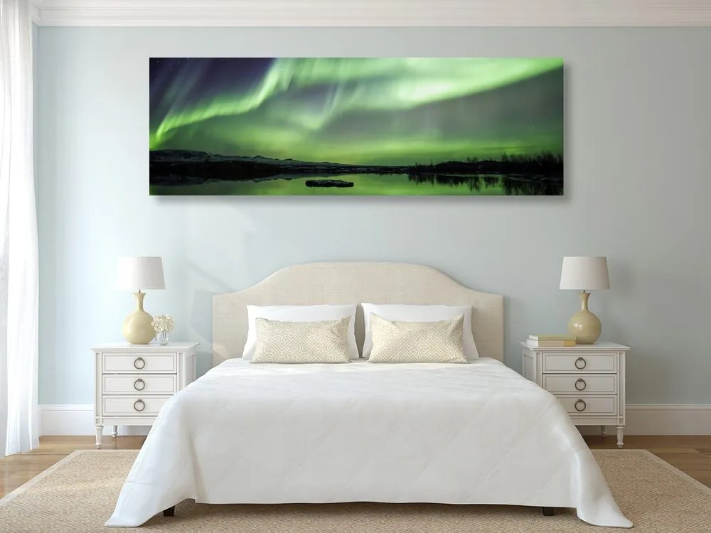 Quadro su tela – Aurora boreale