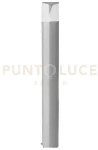 Ges722- paletto h.80cm d.9cm grigio metallizzato 1 luce attacco e27...