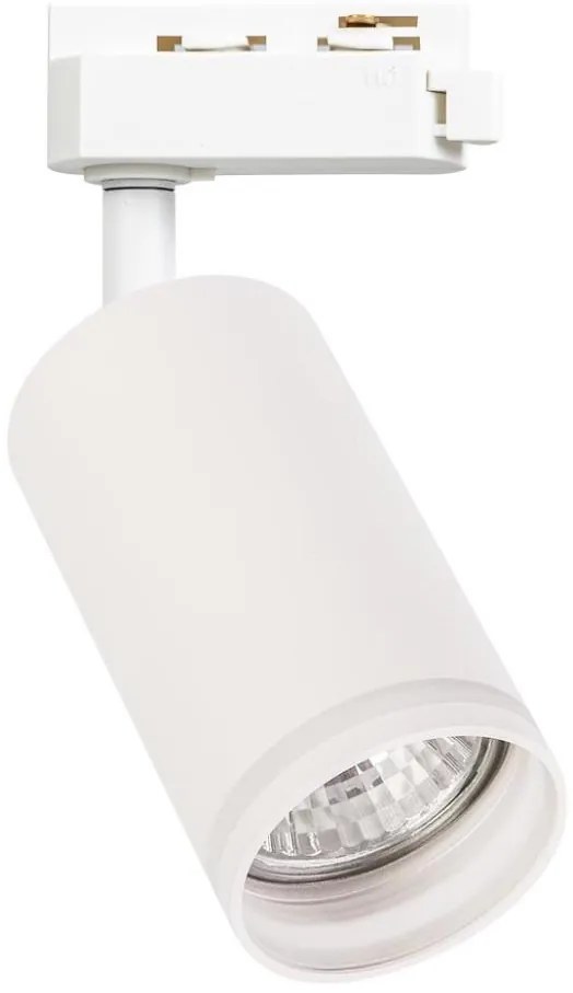 Faretto per sistema binario monofase PIPE 1xGU10/10W/230V bianco