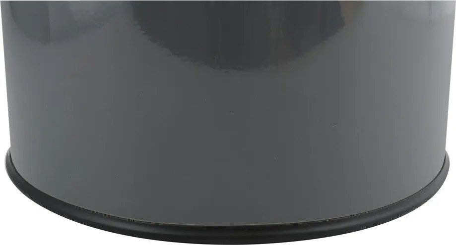 Cestino per la spazzatura grigio scuro in acciaio touch 30 l – MSV
