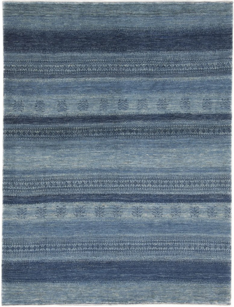 Loribaft Tappeto persiano 150x200 Blu (Iran) Annodato A Mano