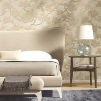 DUTCH WALLCOVERINGS Carta da Parati Motivo a Pino Crema